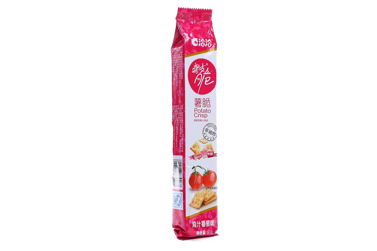 QIAQIA CRUNCHY POTATO CRIPS (TOMATO) 51G